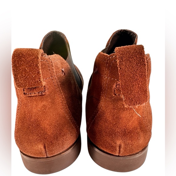 Salvia Cat Cognac Hydra Suede Waterproof Chelsea Boots Women’s Size 9.5 FLAWED - Picture 6 of 10